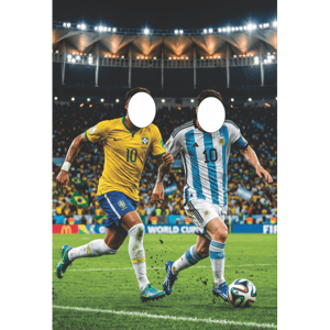 CAPA FUNDO INTERATIVO COPA DO MUNDO | TECIDO PREMIUM  | VÁRIOS MODELOS - 1.50X2.20M