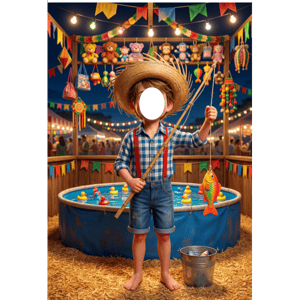 CAPA FUNDO INTERATIVO FESTA JUNINA | TECIDO PREMIUM  | VÁRIOS MODELOS - 1.50X2.20M