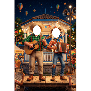CAPA FUNDO INTERATIVO FESTA JUNINA | TECIDO PREMIUM  | VÁRIOS MODELOS - 1.50X2.20M