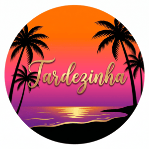 CAPA PAINEL REDONDO TARDEZINHA | TECIDO PREMIUM  | VÁRIOS MODELOS - 1.50X1.50M E 50X50CM