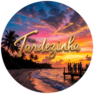 CAPA PAINEL REDONDO TARDEZINHA | TECIDO PREMIUM  | VÁRIOS MODELOS - 1.50X1.50M E 50X50CM
