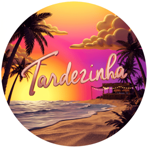 CAPA PAINEL REDONDO TARDEZINHA | TECIDO PREMIUM  | VÁRIOS MODELOS - 1.50X1.50M E 50X50CM