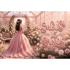 CAPA FUNDO FOTOGRÁFICO HORIZONTAL MEUS 15 ANOS | TECIDO PREMIUM  | VÁRIOS MODELOS - 2.20X1.50M
