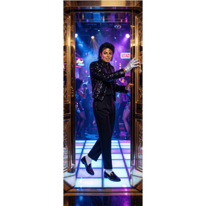 CAPA PAINEL PORTA MICHAEL JACKSON | TECIDO PREMIUM  | VÁRIOS MODELOS - 85cm x 2.10M