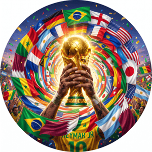 CAPA PAINEL REDONDO COPA DO MUNDO 2026 | TECIDO PREMIUM  | VÁRIOS MODELOS - 1.50X1.50M E 50X50CM