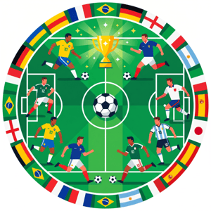 CAPA PAINEL REDONDO COPA DO MUNDO 2026 | TECIDO PREMIUM  | VÁRIOS MODELOS - 1.50X1.50M E 50X50CM