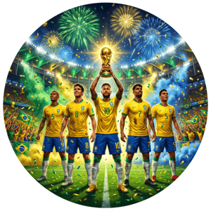 CAPA PAINEL REDONDO COPA DO MUNDO 2026 | TECIDO PREMIUM  | VÁRIOS MODELOS - 1.50X1.50M E 50X50CM
