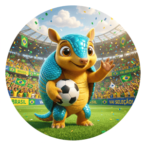 CAPA PAINEL REDONDO COPA DO MUNDO 2026 | TECIDO PREMIUM  | VÁRIOS MODELOS - 1.50X1.50M E 50X50CM
