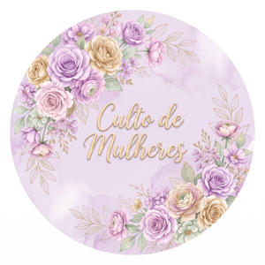 CAPA PAINEL REDONDO CULTO DE MULHERES  | TECIDO PREMIUM  | VÁRIOS MODELOS - 1.50X1.50M E 50X50CM