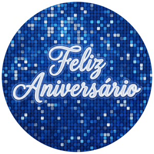 CAPA PAINEL REDONDO FELIZ ANIVERSÁRIO | TECIDO PREMIUM  | VÁRIOS MODELOS - 1.50X1.50M E 50X50CM