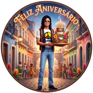 CAPA PAINEL REDONDO MICHAEL JACKSON | TECIDO PREMIUM  | VÁRIOS MODELOS - 1.50X1.50M E 50X50CM