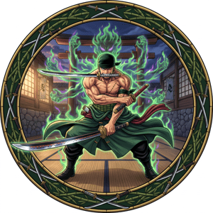 CAPA PAINEL REDONDO ANIME ONE PIECE | TECIDO PREMIUM  | VÁRIOS MODELOS - 1.50X1.50M E 50X50CM
