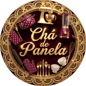 CAPA PAINEL REDONDO CHÁ DE PANELA E CHÁ DE CASA NOVA | TECIDO PREMIUM  | VÁRIOS MODELOS - 1.50X1.50M E 50X50CM