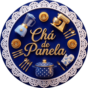 CAPA PAINEL REDONDO CHÁ DE PANELA E CHÁ DE CASA NOVA | TECIDO PREMIUM  | VÁRIOS MODELOS - 1.50X1.50M E 50X50CM