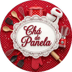 CAPA PAINEL REDONDO CHÁ DE PANELA E CHÁ DE CASA NOVA | TECIDO PREMIUM  | VÁRIOS MODELOS - 1.50X1.50M E 50X50CM