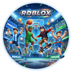 CAPA PAINEL REDONDO ROBLOX | TECIDO PREMIUM  | VÁRIOS MODELOS - 1.50X1.50M E 50X50CM