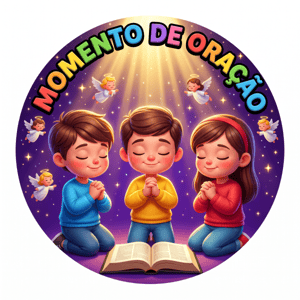 CAPA PAINEL REDONDO CULTO DAS CRIANÇAS | TECIDO PREMIUM  | VÁRIOS MODELOS - 1.50X1.50M E 50X50CM
