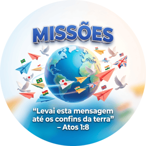 CAPA PAINEL REDONDO MISSÕES | TECIDO PREMIUM  | VÁRIOS MODELOS - 1.50X1.50M E 50X50CM