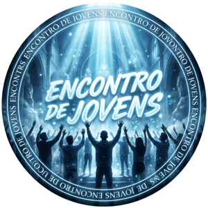CAPA PAINEL REDONDO CULTO DE JOVENS | TECIDO PREMIUM  | VÁRIOS MODELOS - 1.50X1.50M E 50X50CM