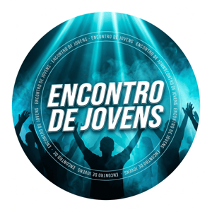 CAPA PAINEL REDONDO CULTO DE JOVENS | TECIDO PREMIUM  | VÁRIOS MODELOS - 1.50X1.50M E 50X50CM