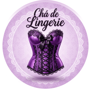 CAPA PAINEL REDONDO CHÁ DE LINGERIE  | TECIDO PREMIUM  | VÁRIOS MODELOS - 1.50X1.50M E 50X50CM