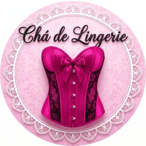 CAPA PAINEL REDONDO CHÁ DE LINGERIE  | TECIDO PREMIUM  | VÁRIOS MODELOS - 1.50X1.50M E 50X50CM