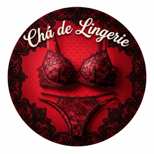 CAPA PAINEL REDONDO CHÁ DE LINGERIE  | TECIDO PREMIUM  | VÁRIOS MODELOS - 1.50X1.50M E 50X50CM