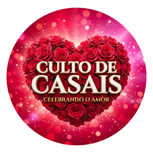 CAPA PAINEL REDONDO CULTO DE CASAIS IGREJA | TECIDO PREMIUM  | VÁRIOS MODELOS - 1.50X1.50M E 50X50CM