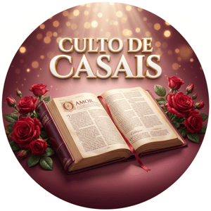 CAPA PAINEL REDONDO CULTO DE CASAIS IGREJA | TECIDO PREMIUM  | VÁRIOS MODELOS - 1.50X1.50M E 50X50CM