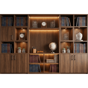 CAPA FUNDO FOTOGRÁFICO HORIZONTAL BIBLIOTECA NEUTRA | TECIDO PREMIUM  | VÁRIOS MODELOS - 2.20X1.50M