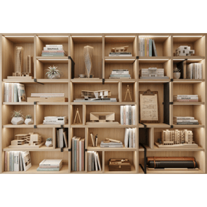 CAPA FUNDO FOTOGRÁFICO HORIZONTAL BIBLIOTECA NEUTRA | TECIDO PREMIUM  | VÁRIOS MODELOS - 2.20X1.50M