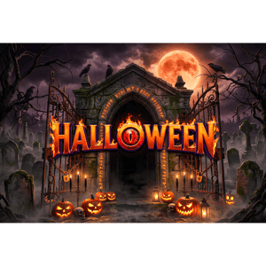 CAPA FUNDO FOTOGRÁFICO HORIZONTAL HALLOWEEN | TECIDO PREMIUM | VÁRIOS MODELOS - 1.50X2.20CM