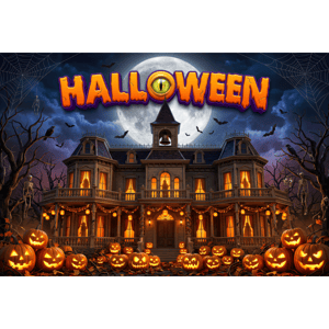 CAPA FUNDO FOTOGRÁFICO HORIZONTAL HALLOWEEN | TECIDO PREMIUM | VÁRIOS MODELOS - 1.50X2.20CM