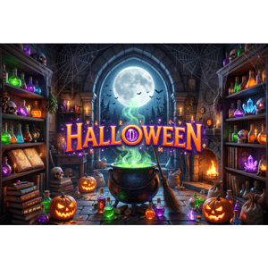 CAPA FUNDO FOTOGRÁFICO HORIZONTAL HALLOWEEN | TECIDO PREMIUM | VÁRIOS MODELOS - 1.50X2.20CM