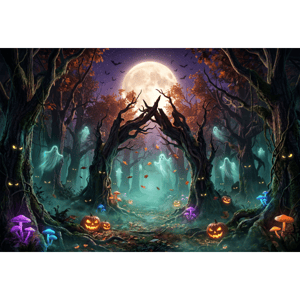 CAPA FUNDO FOTOGRÁFICO HORIZONTAL HALLOWEEN | TECIDO PREMIUM | VÁRIOS MODELOS - 1.50X2.20CM