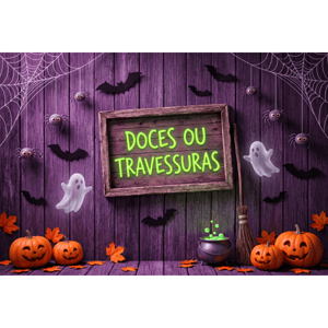 CAPA FUNDO FOTOGRÁFICO HORIZONTAL HALLOWEEN | TECIDO PREMIUM | VÁRIOS MODELOS - 1.50X2.20CM