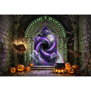 CAPA FUNDO FOTOGRÁFICO HORIZONTAL HALLOWEEN | TECIDO PREMIUM | VÁRIOS MODELOS - 1.50X2.20CM