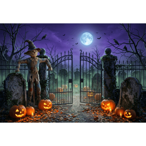 CAPA FUNDO FOTOGRÁFICO HORIZONTAL HALLOWEEN | TECIDO PREMIUM | VÁRIOS MODELOS - 1.50X2.20CM