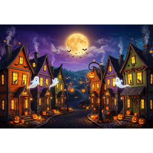 CAPA FUNDO FOTOGRÁFICO HORIZONTAL HALLOWEEN | TECIDO PREMIUM | VÁRIOS MODELOS - 1.50X2.20CM