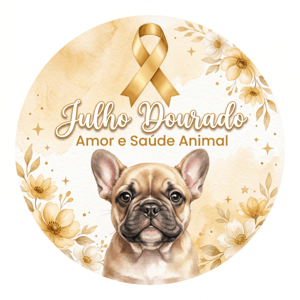CAPA PAINEL REDONDO JULHO DOURADO | TECIDO PREMIUM  | VÁRIOS MODELOS - 1.50X1.50M E 50X50CM