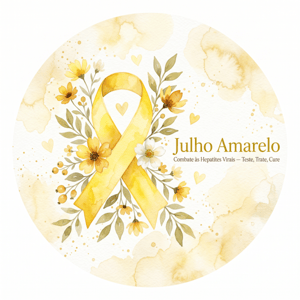 CAPA PAINEL REDONDO JULHO AMARELO | TECIDO PREMIUM  | VÁRIOS MODELOS - 1.50X1.50M E 50X50CM