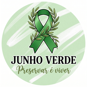 CAPA PAINEL REDONDO JUNHO VERDE | TECIDO PREMIUM  | VÁRIOS MODELOS - 1.50X1.50M E 50X50CM