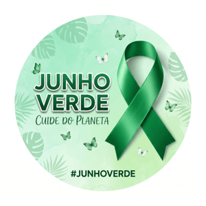 CAPA PAINEL REDONDO JUNHO VERDE | TECIDO PREMIUM  | VÁRIOS MODELOS - 1.50X1.50M E 50X50CM