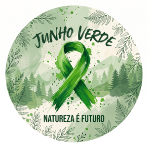 CAPA PAINEL REDONDO JUNHO VERDE | TECIDO PREMIUM  | VÁRIOS MODELOS - 1.50X1.50M E 50X50CM