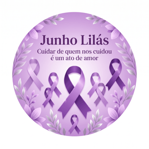 CAPA PAINEL REDONDO JUNHO LILÁS | TECIDO PREMIUM  | VÁRIOS MODELOS - 1.50X1.50M E 50X50CM