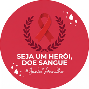 CAPA PAINEL REDONDO JUNHO VERMELHO | TECIDO PREMIUM  | VÁRIOS MODELOS - 1.50X1.50M E 50X50CM