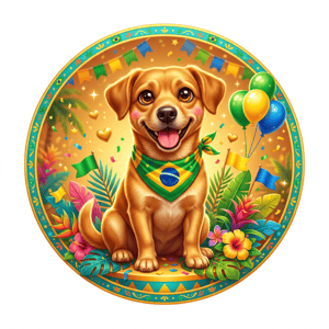 CAPA PAINEL REDONDO PET ANIMAIS | TECIDO PREMIUM  | VÁRIOS MODELOS - 1.50X1.50M E 50X50CM