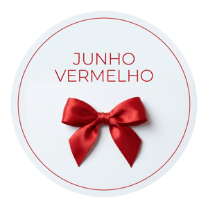 CAPA PAINEL REDONDO JUNHO VERMELHO | TECIDO PREMIUM  | VÁRIOS MODELOS - 1.50X1.50M E 50X50CM