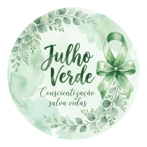 CAPA PAINEL REDONDO JULHO VERDE | TECIDO PREMIUM  | VÁRIOS MODELOS - 1.50X1.50M E 50X50CM