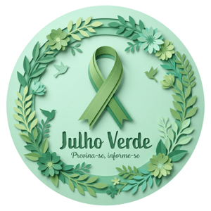 CAPA PAINEL REDONDO JULHO VERDE | TECIDO PREMIUM  | VÁRIOS MODELOS - 1.50X1.50M E 50X50CM